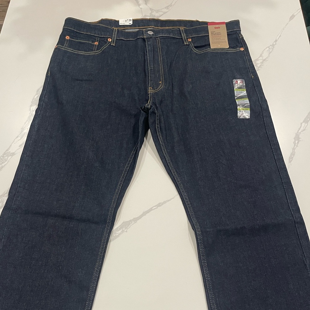 Levi's 559 Dark Blue Relaxed straight Jeans 40/30